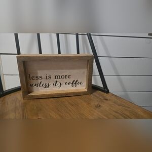 Wooden Sign with Inspirational Quote